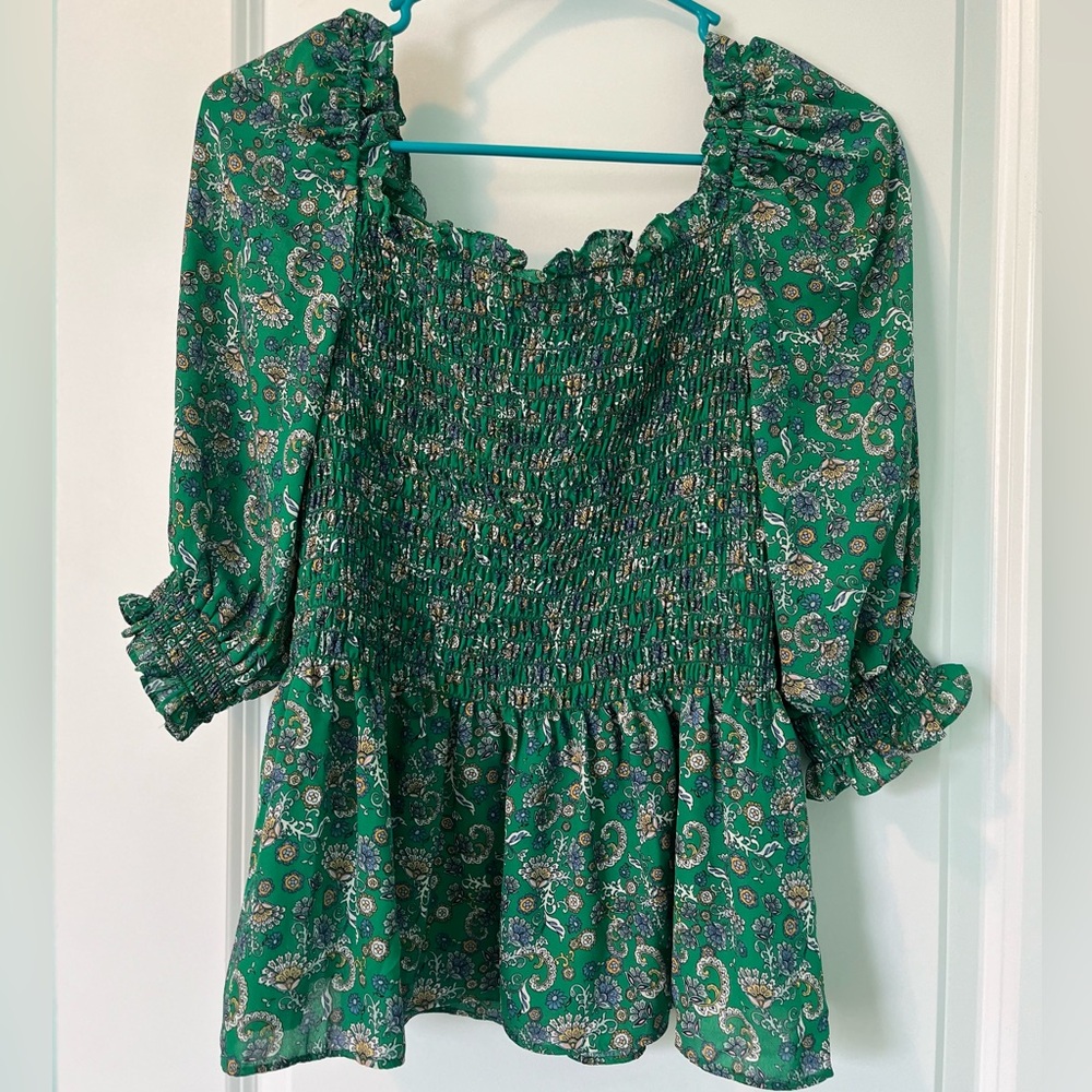Medium floral Marshalls blouse